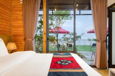 Deluxe-Bungalow mit Gartenblick — JK Sapa Homestay & Swimming Pool